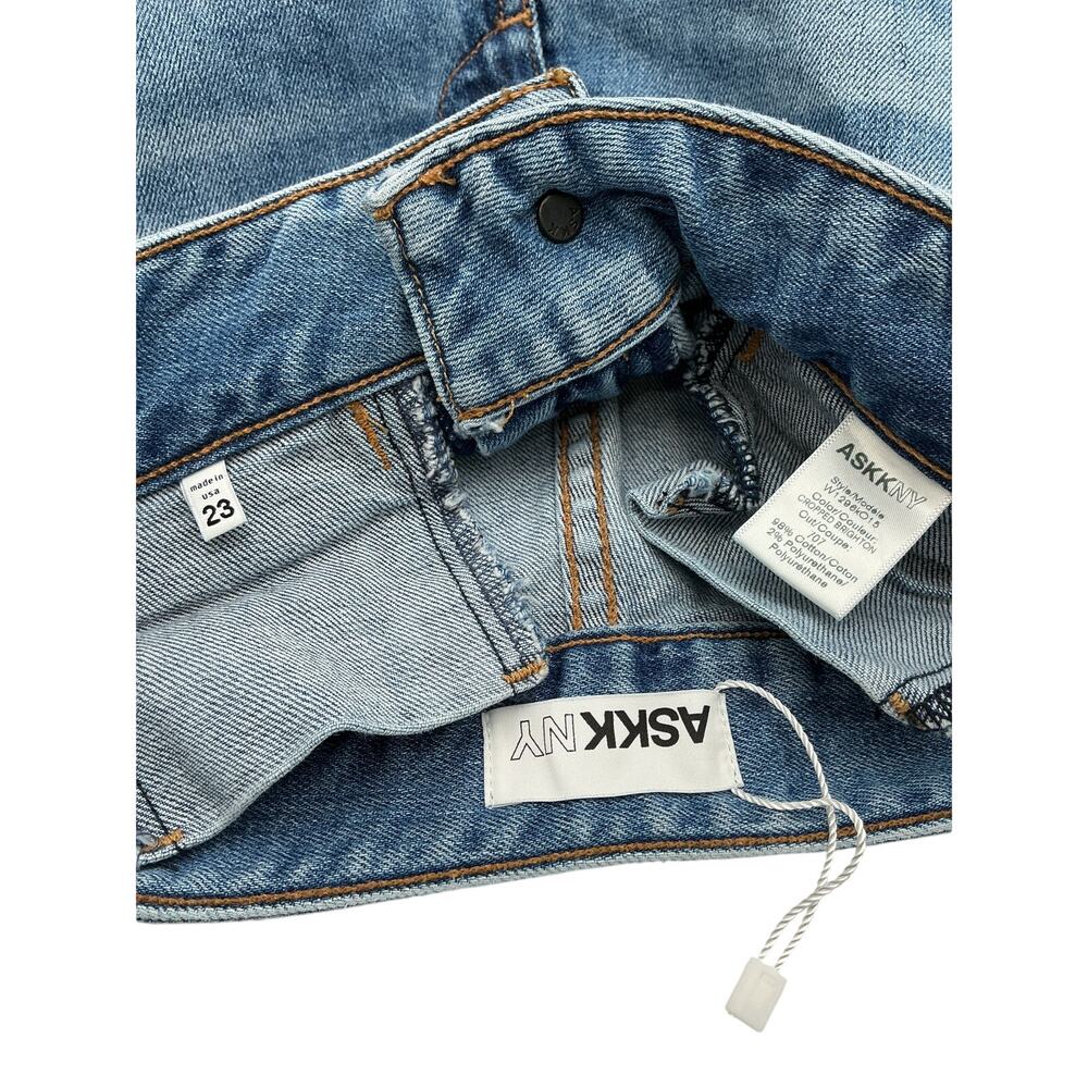 Askk Ny High Rise Blue Brighton Denim Jeans Size 23 - Picture 4 of 4
